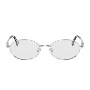 Fendi Fe50140u Fendigraphy Oval Silver Glasses - NWT